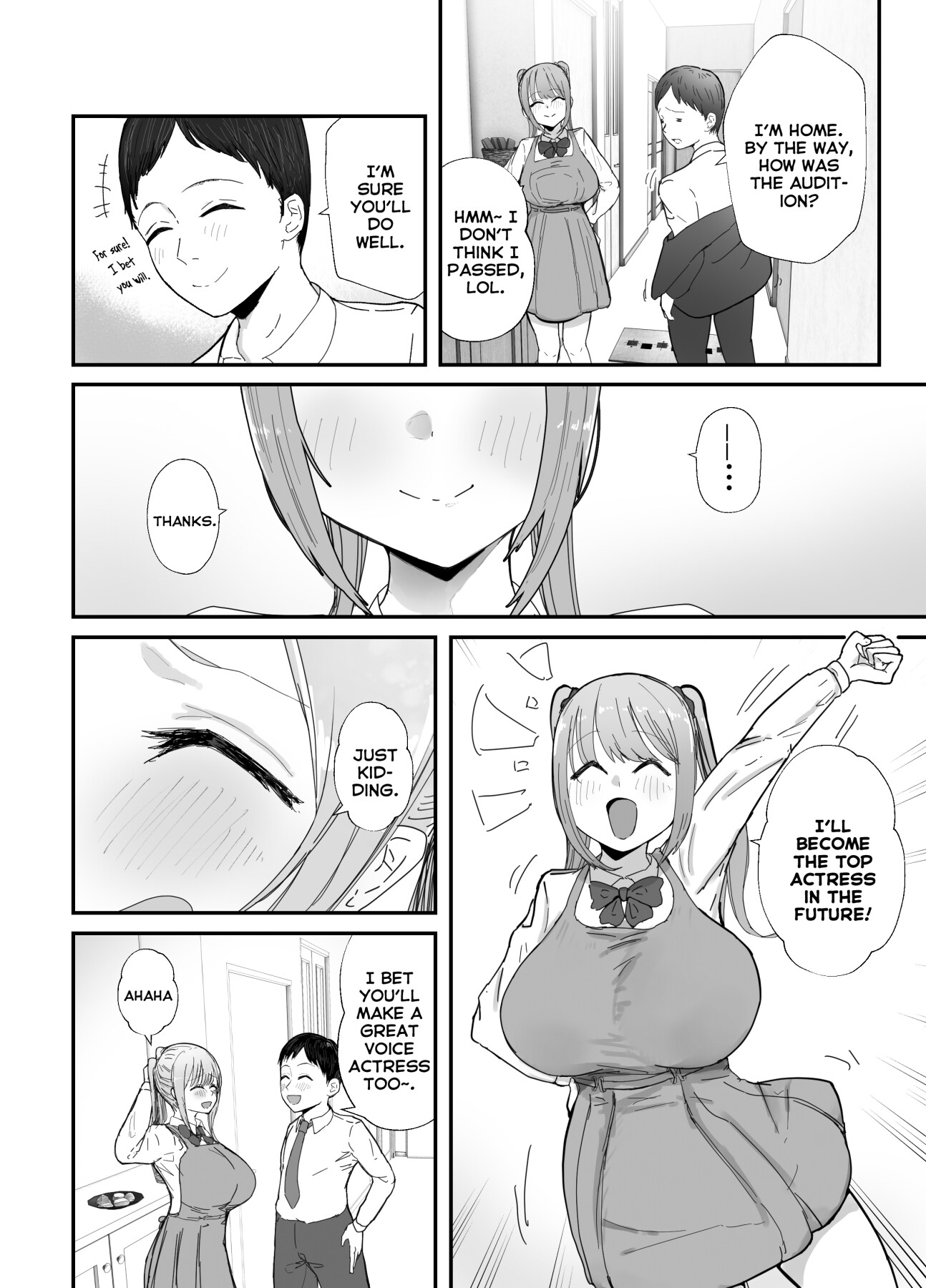 Hentai Manga Comic-My busty niece, a high school girl living with me, gives me a lot of comfort through sweet sex.-Read-3